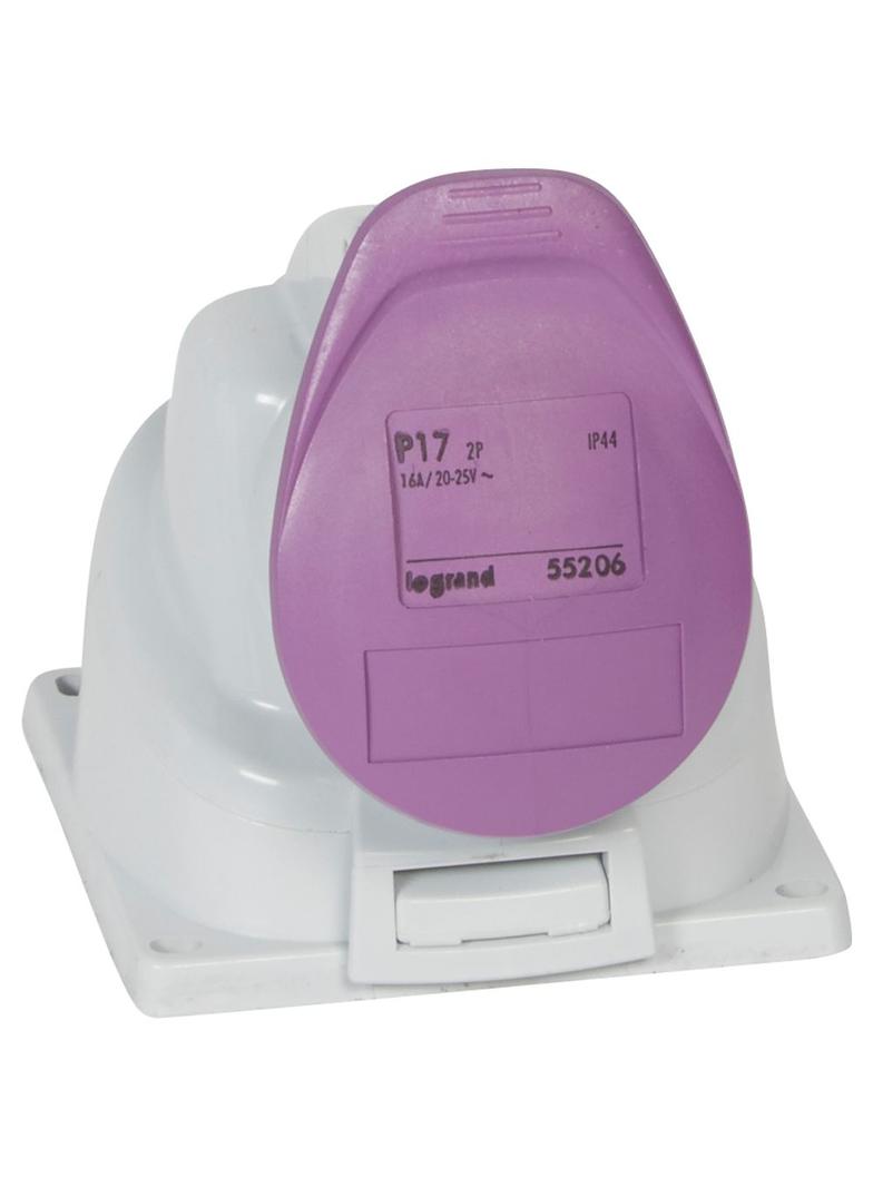 P17 GNIAZDO STACJONARNE 16 A/24 V/2P IP44, Legrand