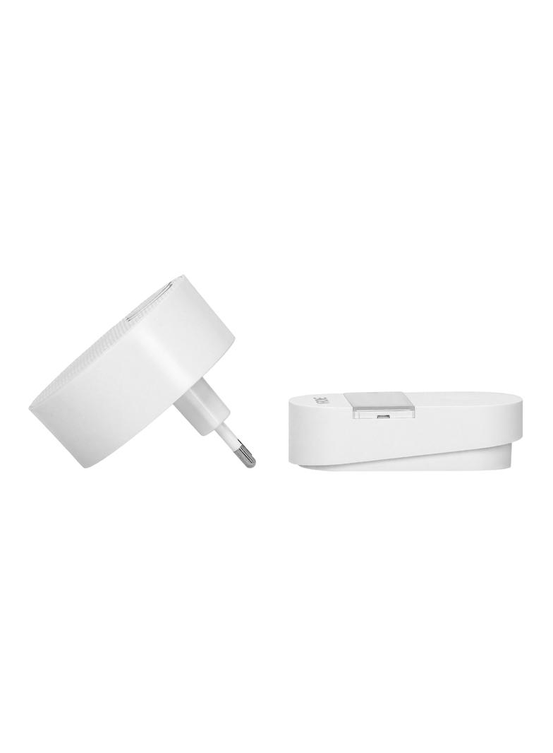 Dzwonek bezprzewodowy SONUS AC sieciowy przycisk bezbateryjny learning system 38 dźwięków 100m DB-2