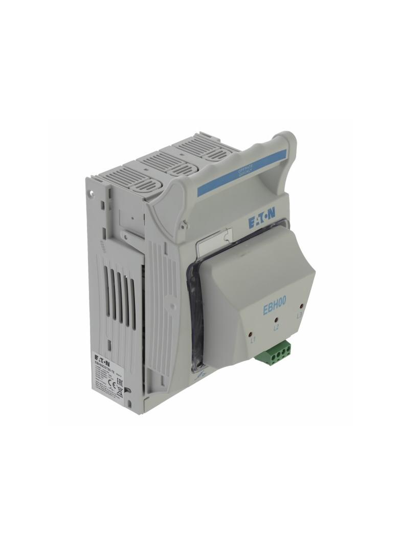 Rozłącznik bezpiecznikowy poziomy 160A AC 690V NH00 AC23B 3P IEC zaciski mostkowe EBH00O3TS5 EATON