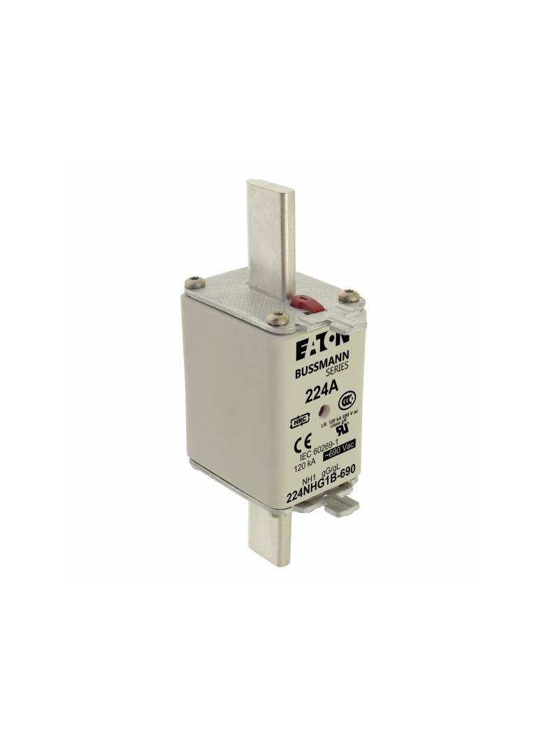 NH FUSE 224AMP 690V gG SIZE 1 DUAL IND Wkładka NH1 224A 690V GL/GG podwójny wskaźnik 224NHG1B-690 EA