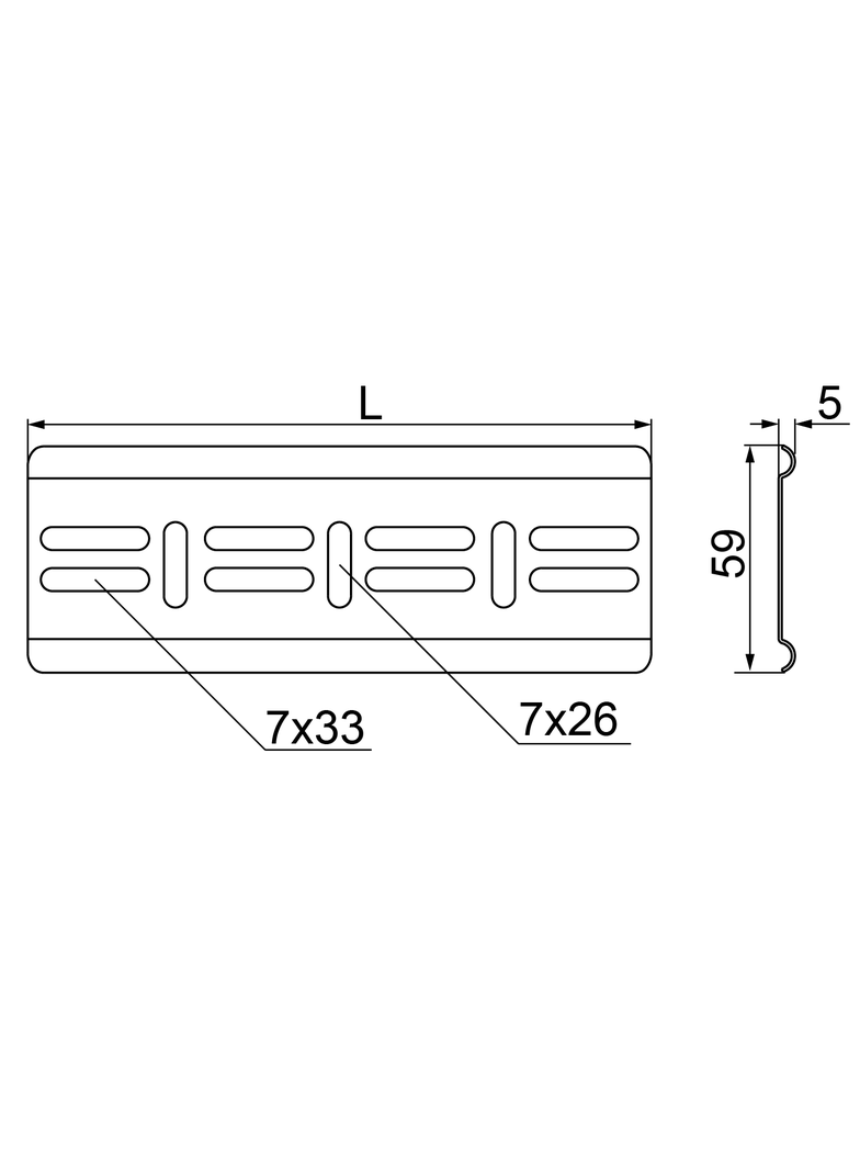 Blacha zakończeniowa BZK/BZKO100 E90