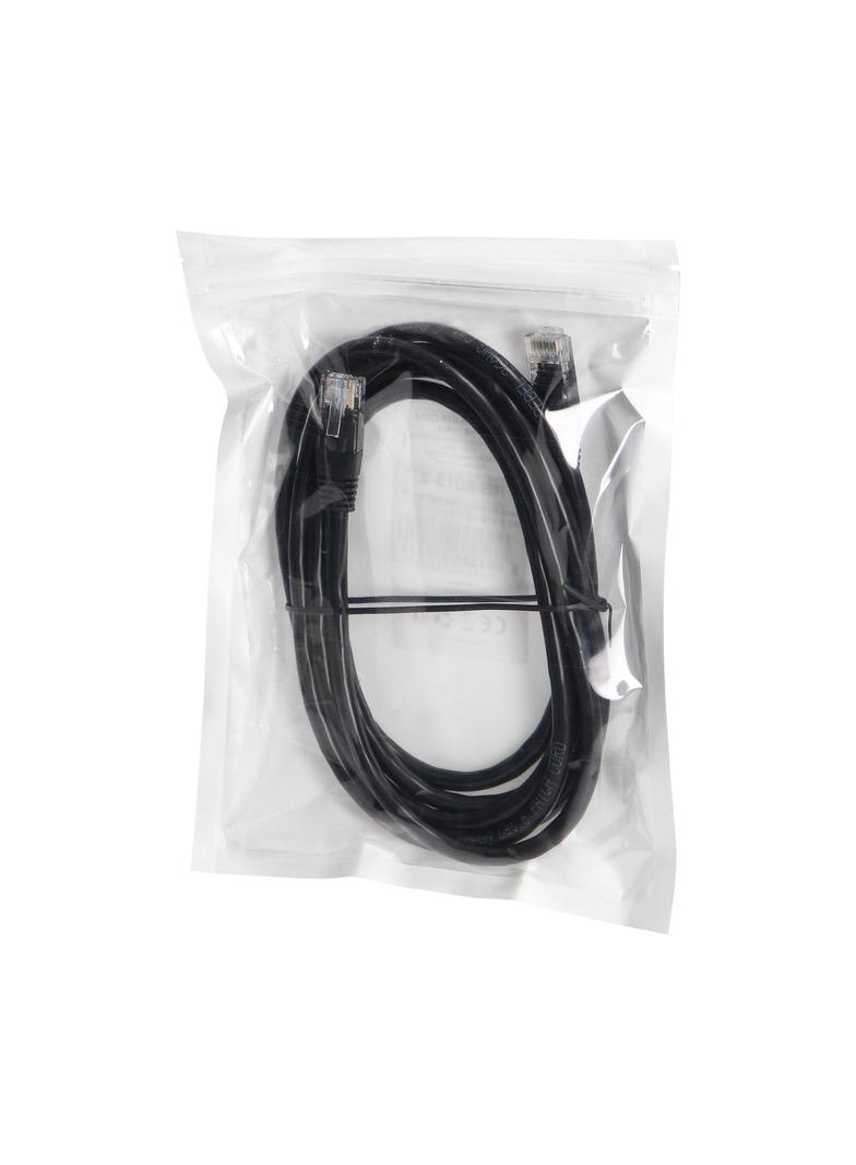 Kabel sieciowy Patchcord UTP CAT.6 wtyk - wtyk 2m CZARNY
