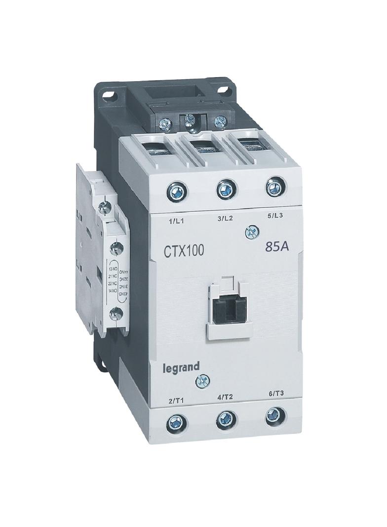 STYCZNIK PRZEMYSŁOWY CTX3 100 3P 85A 2NO+2NC 48V AC, ZACISKI KLATKOWE, Legrand