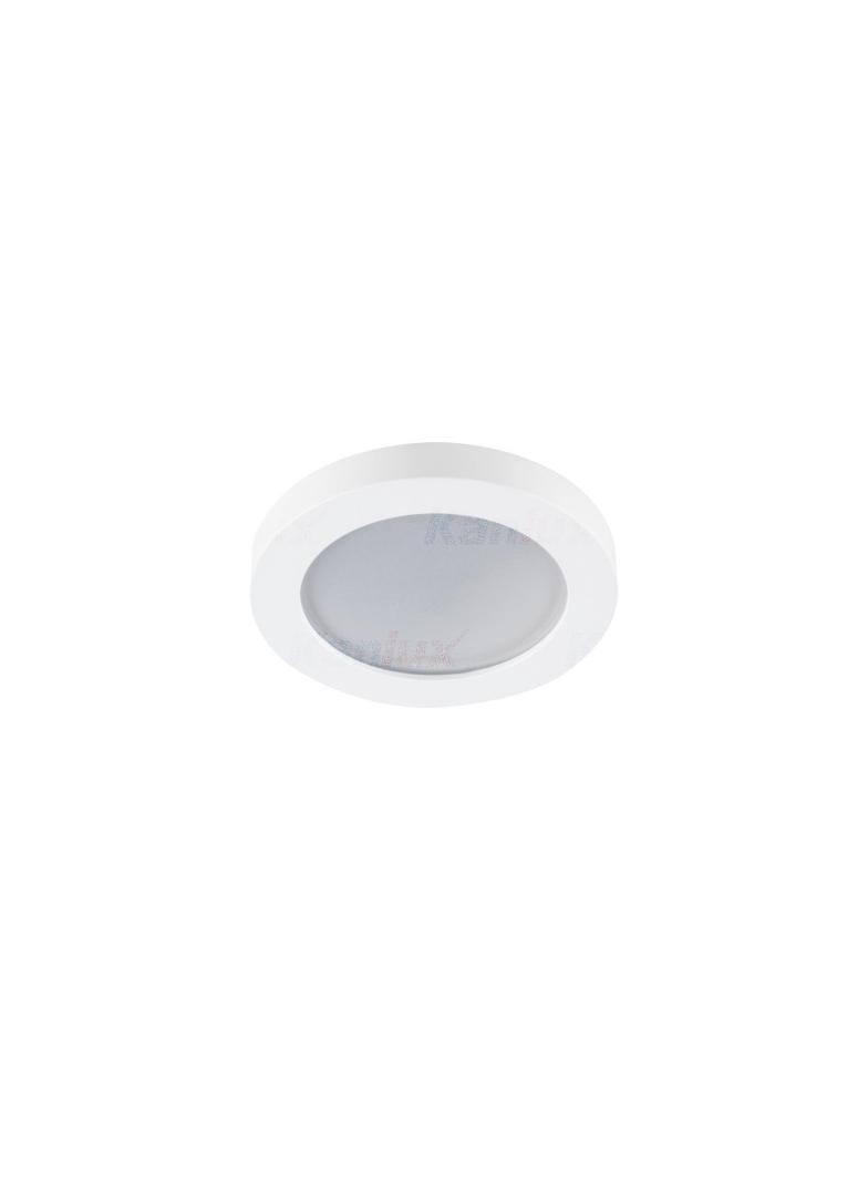 FLINI IP44 DSO-W Oczko sufitowe FLINI IP44 DSO-W okrągły stop aluminium kolor biały 1XGx5,3/GU10 KAN