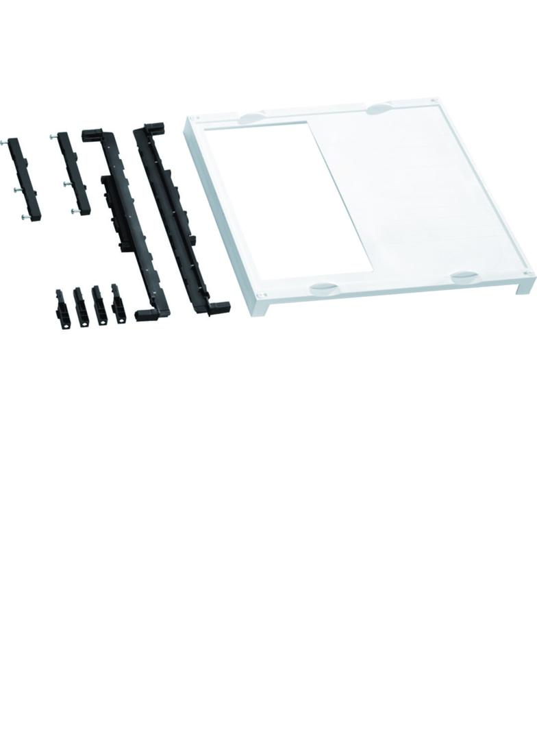 univers N HC 450x500mm zestaw dla 9 rozłącz.listw. NH00 na system szyn 60mm dół UC32L60 HAGER