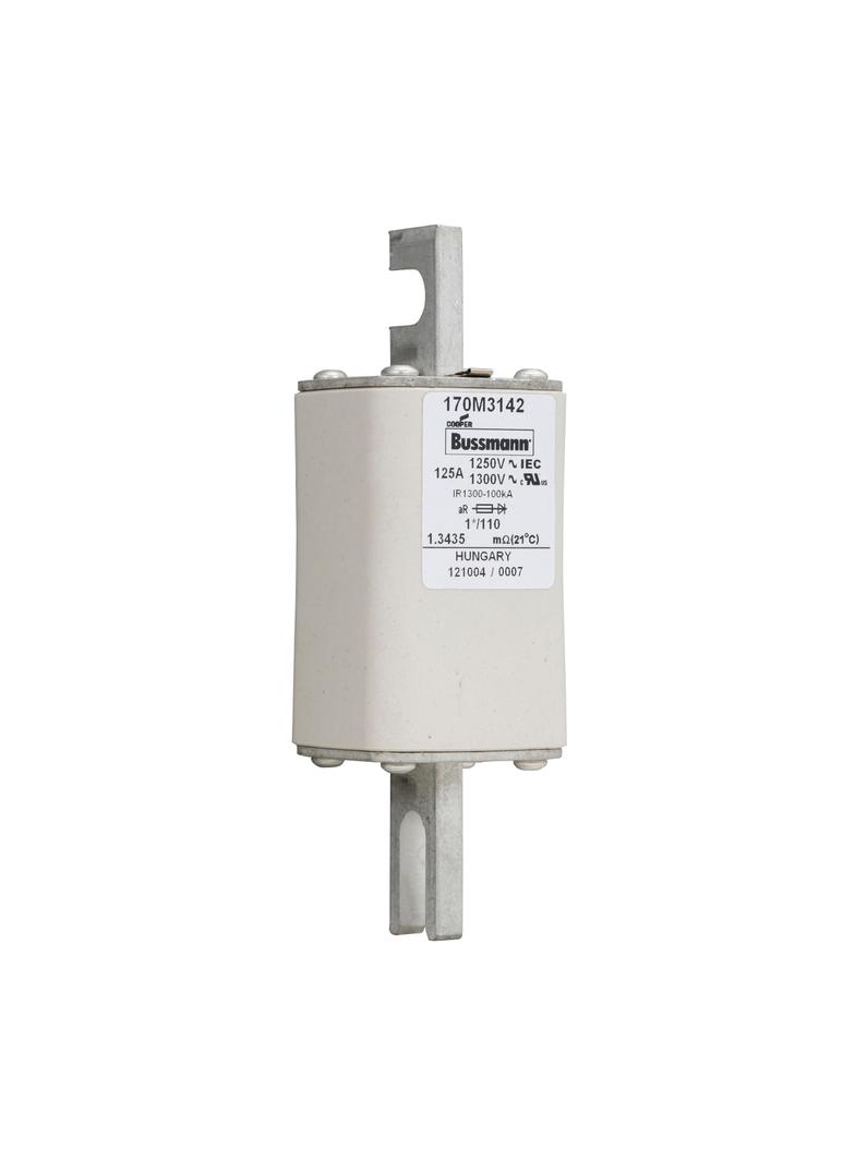 125A 1250V 1*/110 aR INDICATOR FUSE Wkładka szybka 125A AC 1250V rozmiar 1 45x45x138 170M3142 EATON
