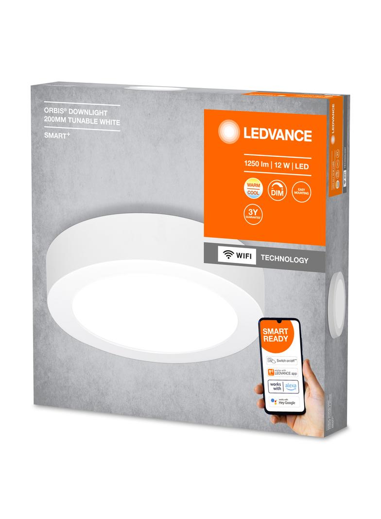 Plafon LED Lampa Sufitowa ORBIS DOWNLIGHT 12W 900lm CCT 20cm SMART+ WIFI 4058075572911 LEDVANCE