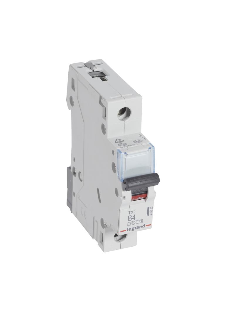 Wyłącznik Nadprądowy S 301 1P B4A 6kA TX3 403352 LEGRAND