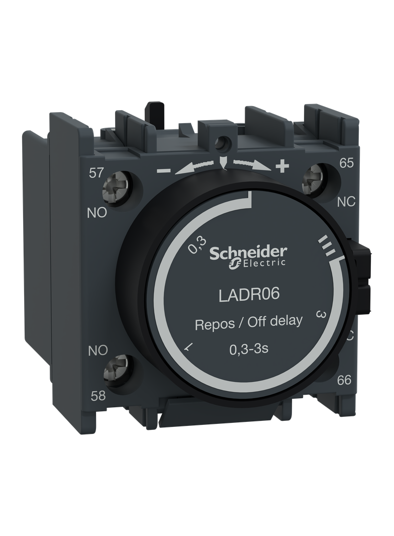 Blok styków pomocniczych wyprzedzających LC1 1NO 1NC zaciski śrubowe LADR06