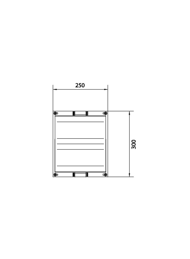 univers N Blok dla szyn zbiorczych poziomych 12/20/30x5/10mm 60mm 4-pol. 300x250mm UE21E0 HAGER