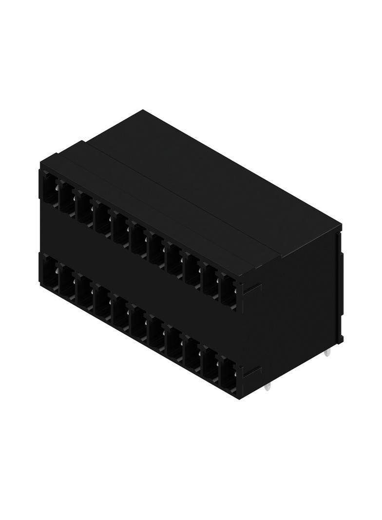 SCD 3.81/22/90G 3.2SN BK BX Wtyki PCB (złącza płyty), 3.81 mm, Liczba biegunów: 22, kąt odejścia: 90° /24szt./ 1973200000 WEIDMÜLLER