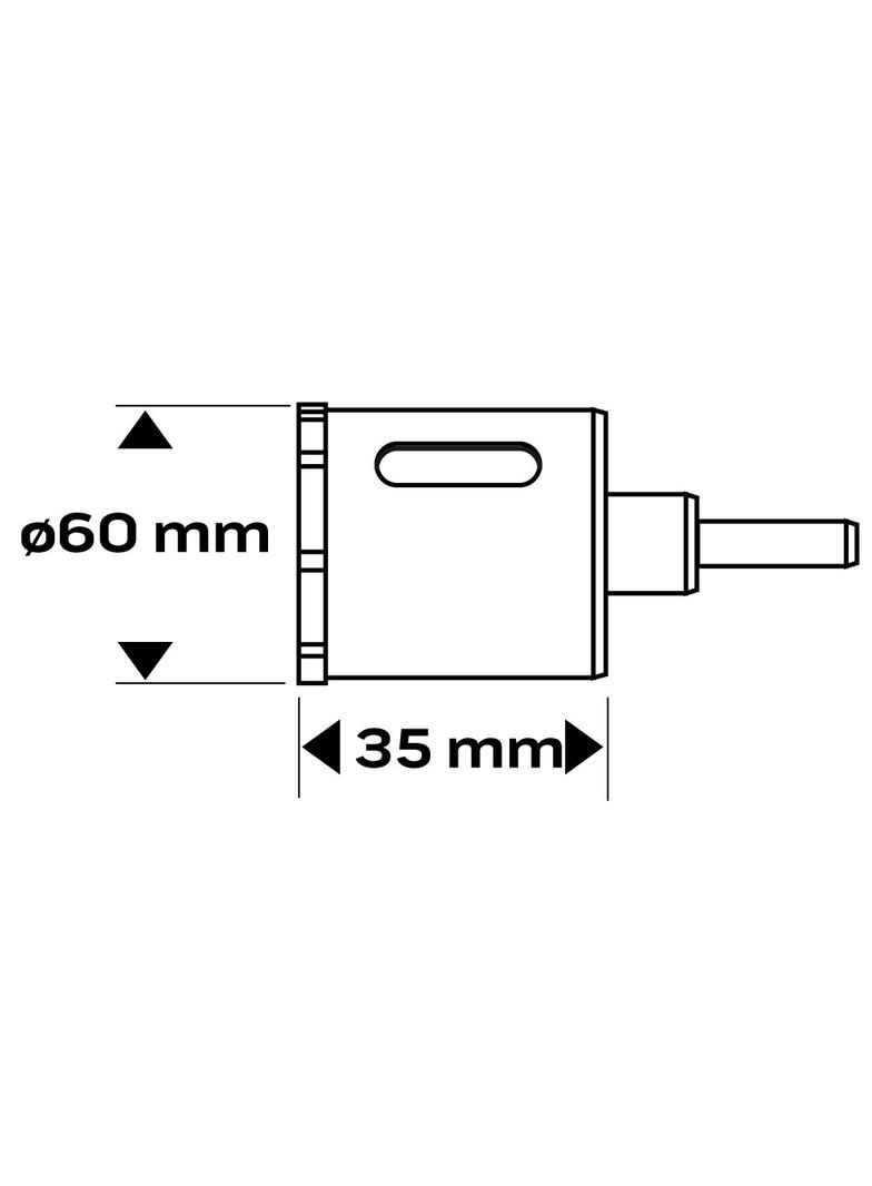 Wiertło diamentowe do gresu 60 mm