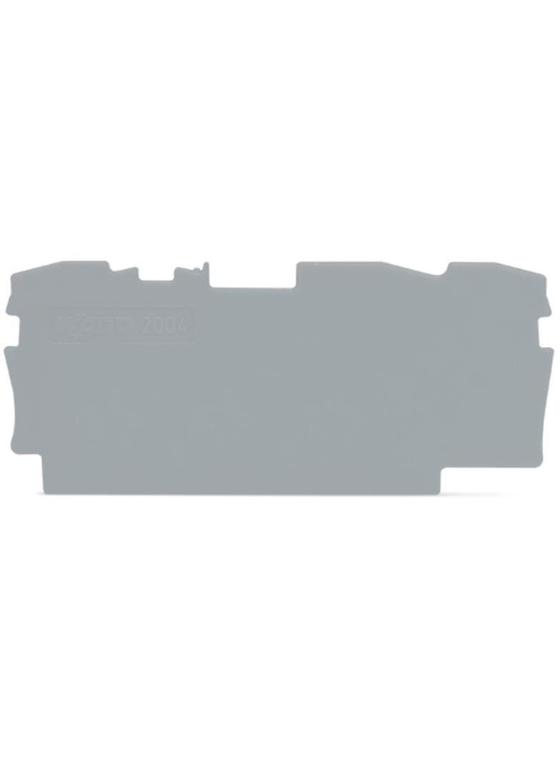 Ścianka końcowa szara TOPJOBS 2004‑1391 /25szt./ WAGO