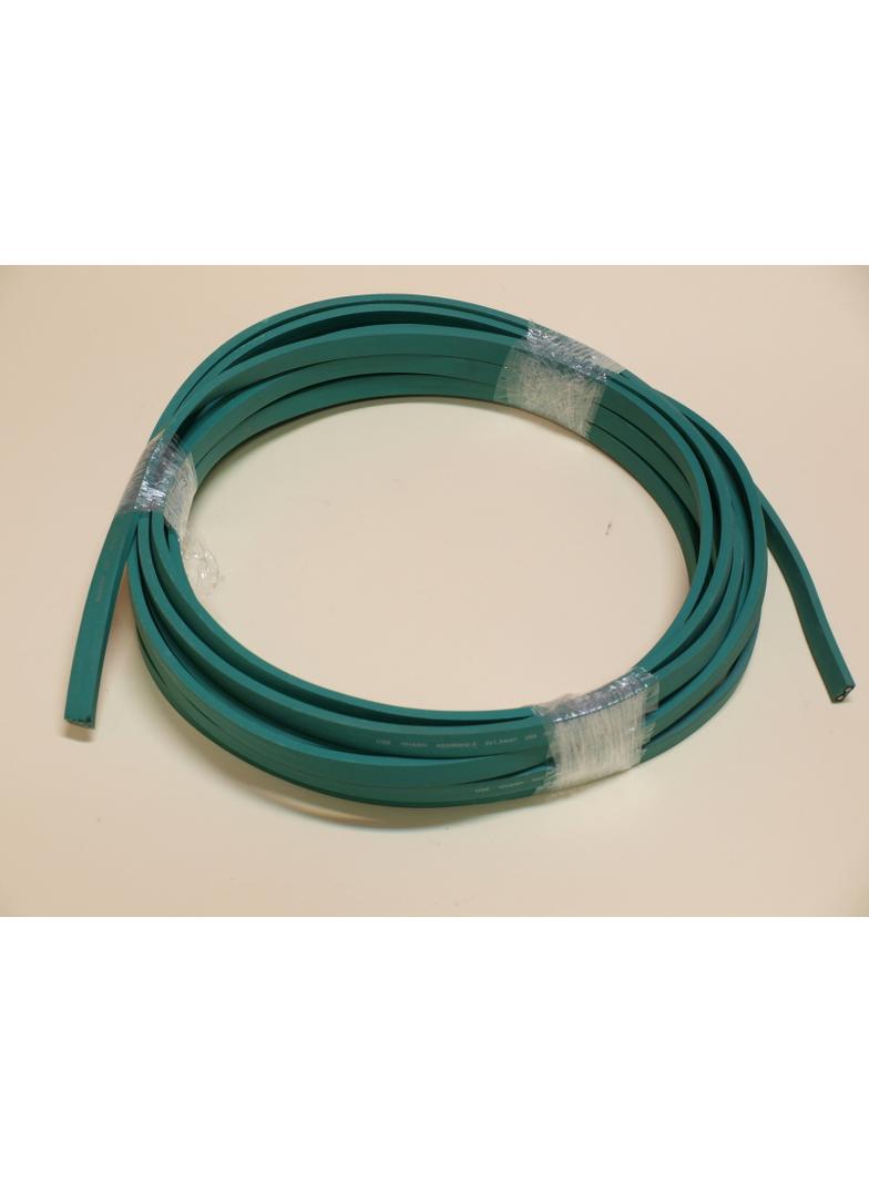 CZĘŚCI DO ŁAŃCUCHA ŚWIETLNEGO  Przewód płaski zielony 2 x 1,5 mm2 IP44
