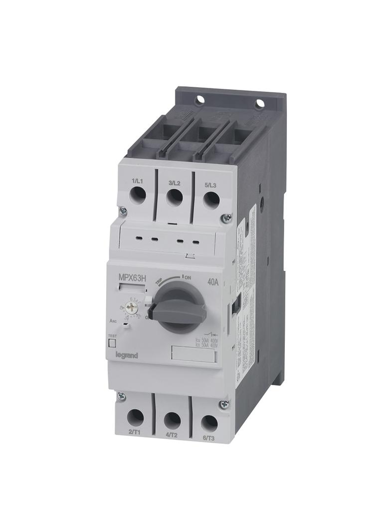 Wyłącznik Silnikowy Mpx3 63H 28-40A Wysoka Zdolność Zwarciowa 417366 LEGRAND