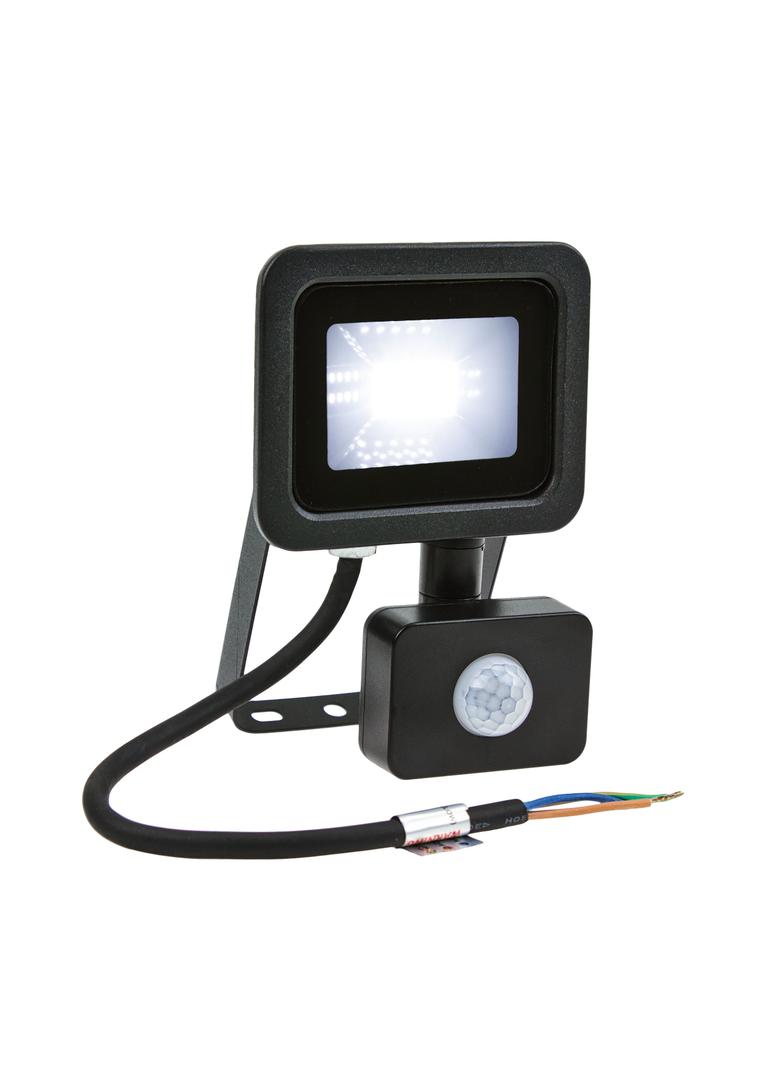 NOCTIS LUX 2 SMD 230V 10W IP44 CW black with sensor