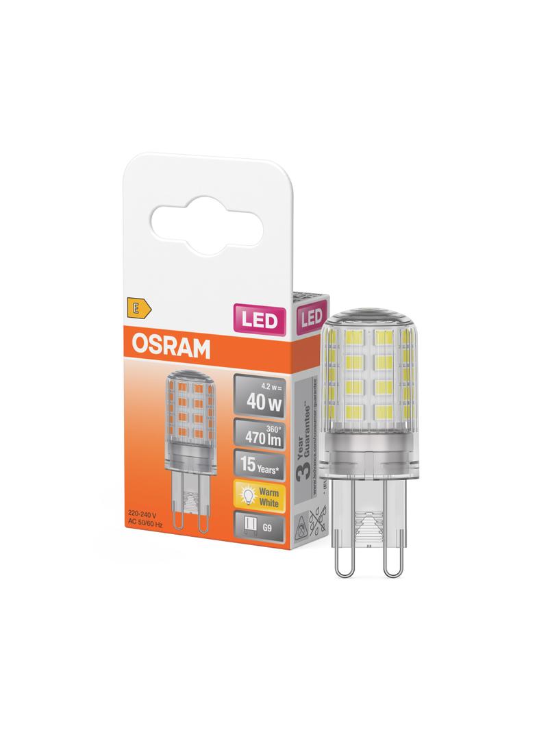 LAMPA LED PIN40 CL 4,2W/827 230V G9