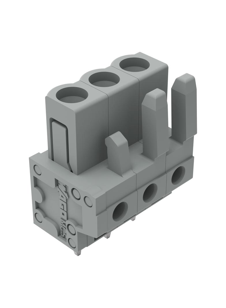 MCS-MIDI Classic gniazdo 3-bieg. szare raster 5 mm