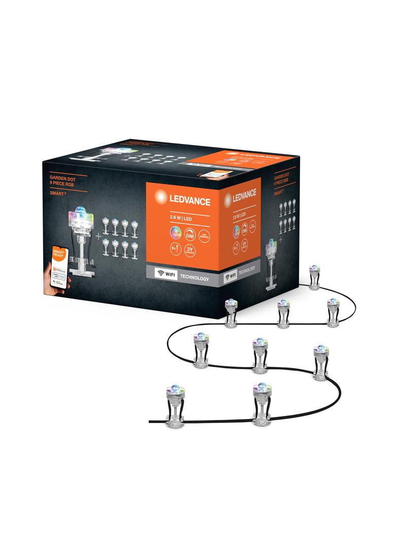 Oprawa SMART+ WIFI GARDEN DOT 9P RGBW