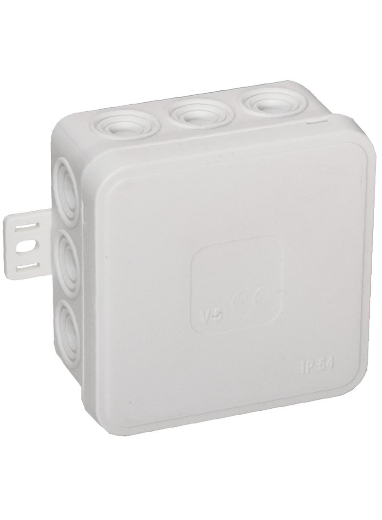 Puszka n/t CLICK IP54 12 przepustów kablowych 75x75x41mm biały 66 szt. OR-JB-13802/W/66 ORNO