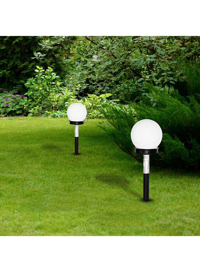 Lampa kula solarna ogrodowa wbijana LED 34cm EKO4826 Milagro