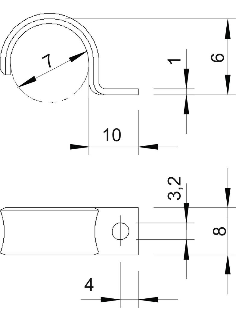 WN 7855/A, UCHWYTY DO PRZEW.OC+CHROM.7MM