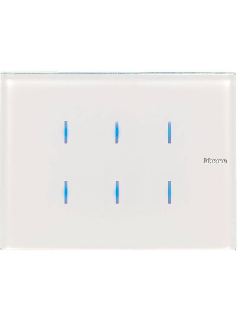 AXOLUTE MYHOME - STEROWNIK DOTYK. 3M SZKŁO BIAŁE, Bticino