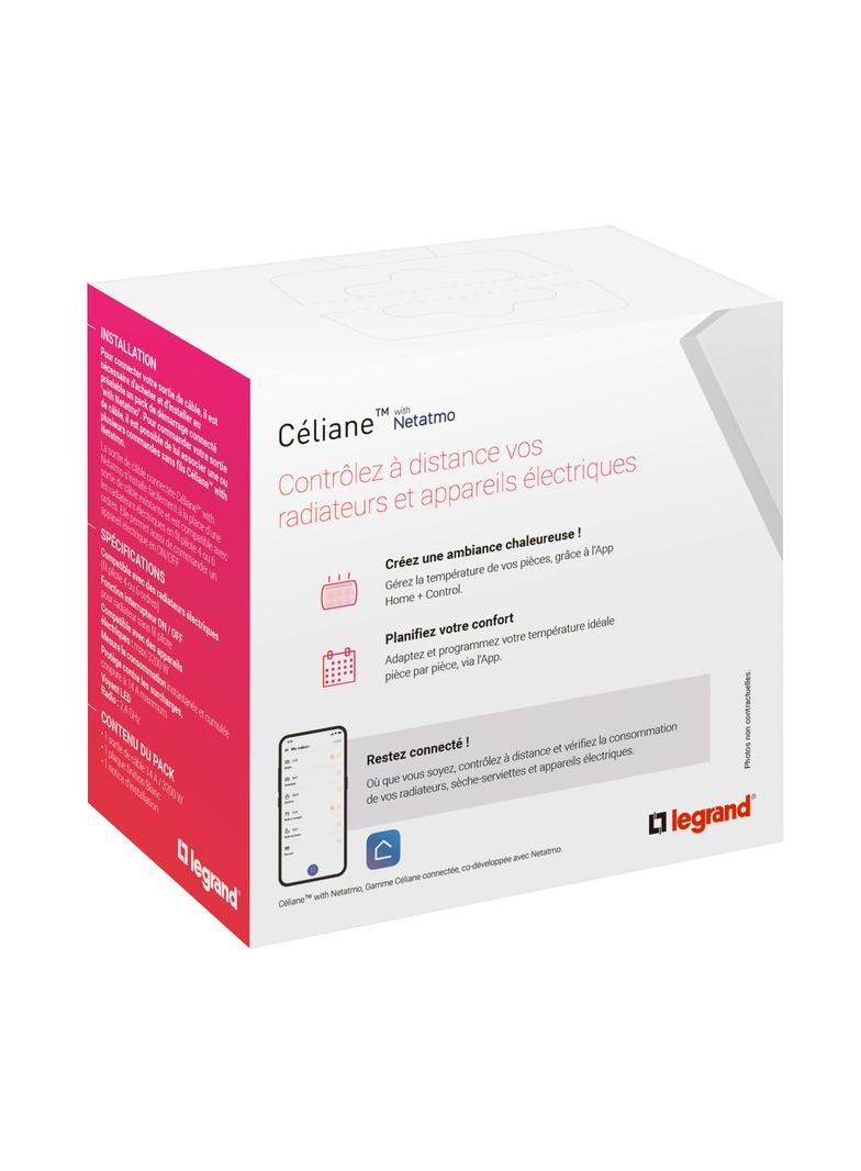 Netatmo - SUNO- wyjście kablowe connected - biały, Legrand