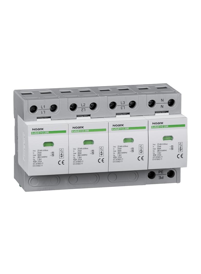 Ex9UE1+2 25 4P 280 Ogranicznik przepięć typ T1+T2 280V AC 25kA wymienna wkładka 4P 105507