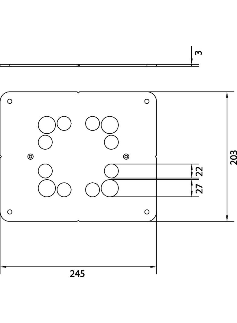 tehalit.VE-EE Płyta poziomująca do UDKQ06x; UDBDQ06