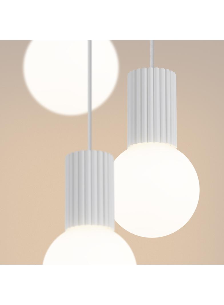Lampa wisząca HALO 3P biała