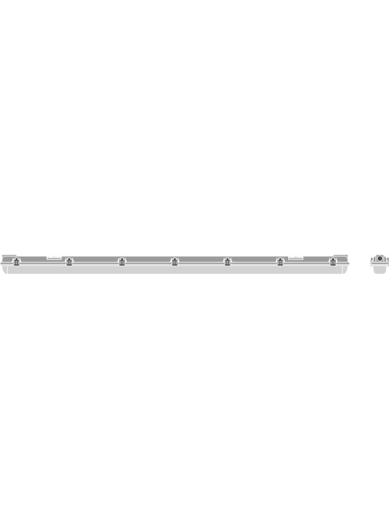 Oprawa DAMP PROOF 1200 1xLAMP HOUSING IP65