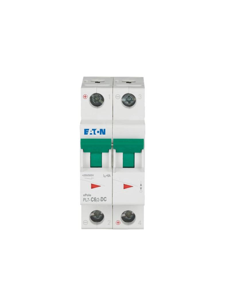 PL7-C6/2-DC Wyłącznik nadprądowy 10kA DC C6A 2P 264899 EATON