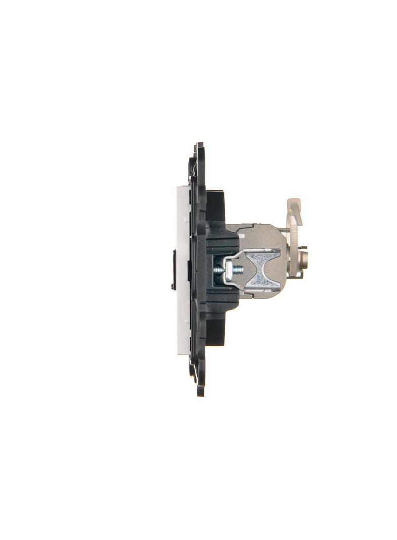 Simon 24 Gniazdo komputerowe pojedyncze RJ45 kat. 6 ekranowane biały N61E.01/11