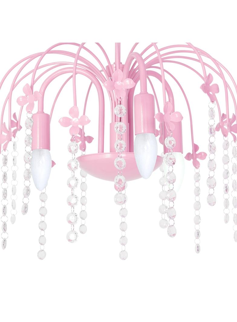 Milagro plafon Laura 3xE14 różowy MLP1137