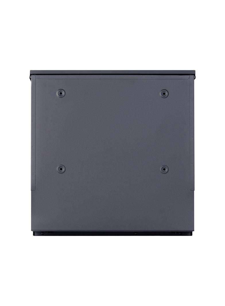 Skrzynka na listy PALAWAN z galwanizowanej stali z gazetnikiem, antracyt