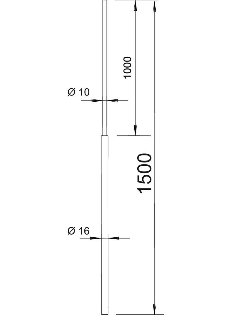 101/VL1500, ZWODY PRĘT.Z PRZEW.BEZ GWINTA.1,