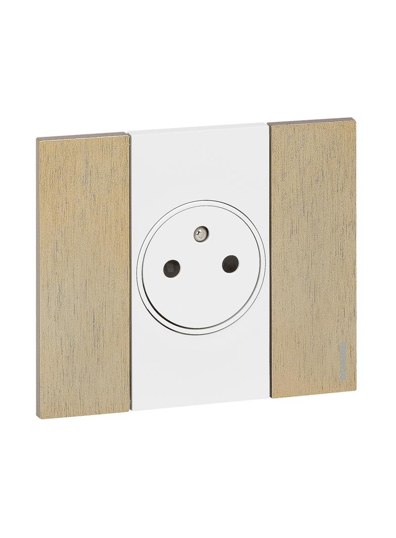 Living Now - Ramka 2 Moduły - Gold Bticino  KA4802ZW LEGRAND