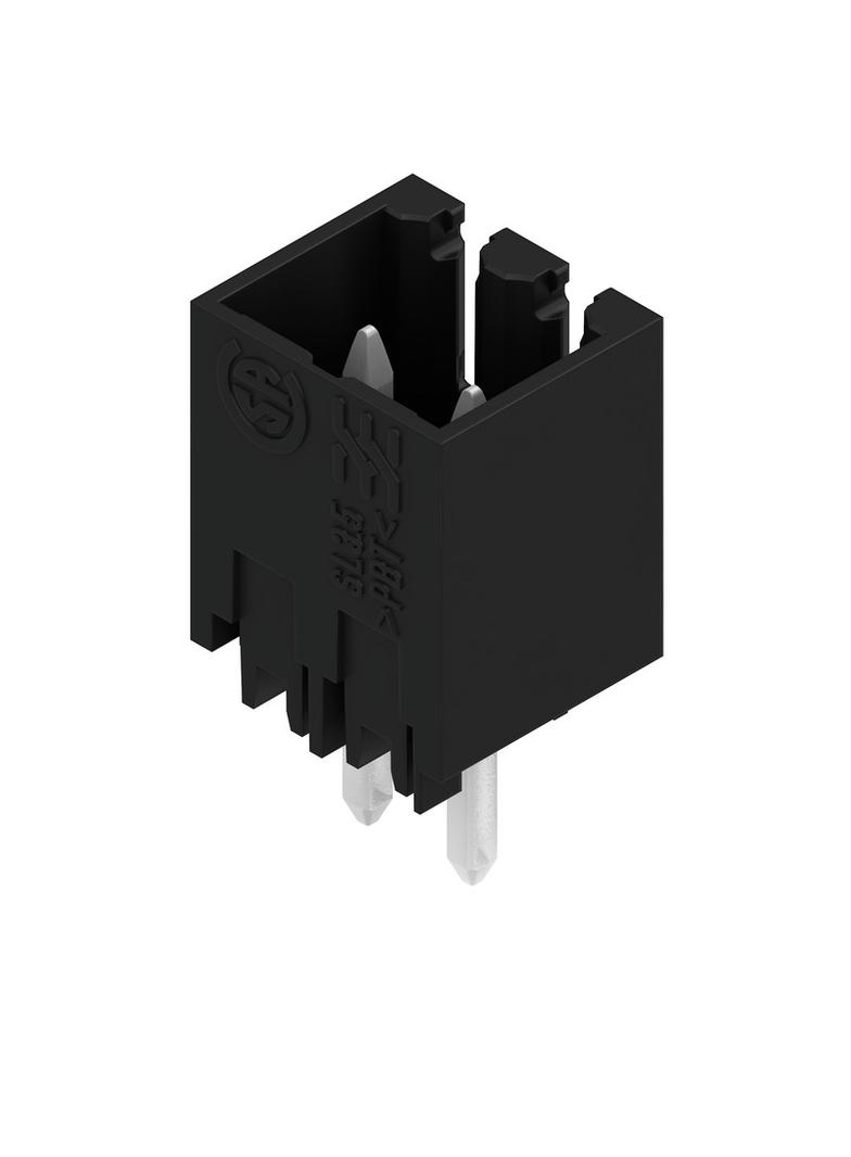 SL 3.50/02/180G 4.5 SN BK BX Wtyki PCB (złącza płyty), 3.50 mm, Liczba biegunów: 2, kąt odejścia: 180° /100szt./ 1614240000 WEIDMÜLLER