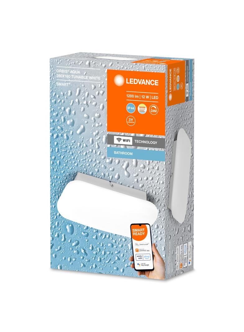 Oprawa SMART+ WIFI ORBIS AQUA 280x160 IP44 TW WT