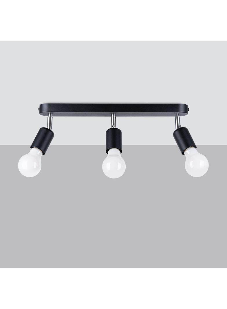 Sollux Plafon FORNES 3 czarny SL.1122