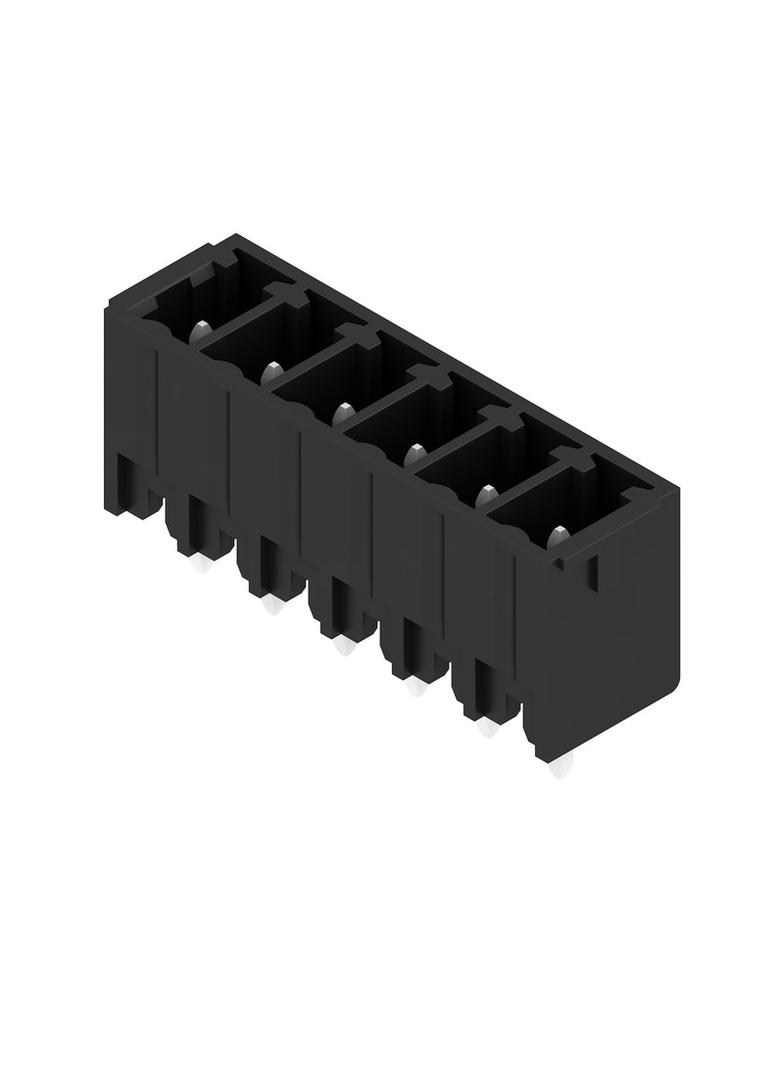 SC 3.81/06/180G 3.2SN BK BX Wtyki PCB (złącza płyty), 3.81 mm, Liczba biegunów: 6, kąt odejścia: 180° /50szt./ 1793560000 WEIDMÜLLER