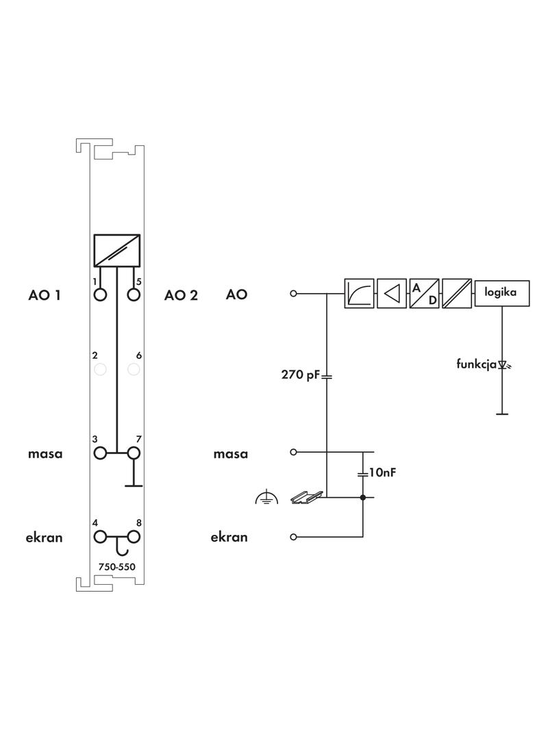 moduł 2AO 0-10V DC WAGO