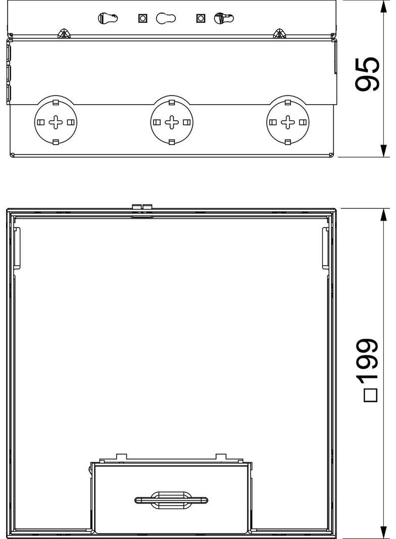 UDHOME4 2V MT N, Kompletna kaseta zasilająca