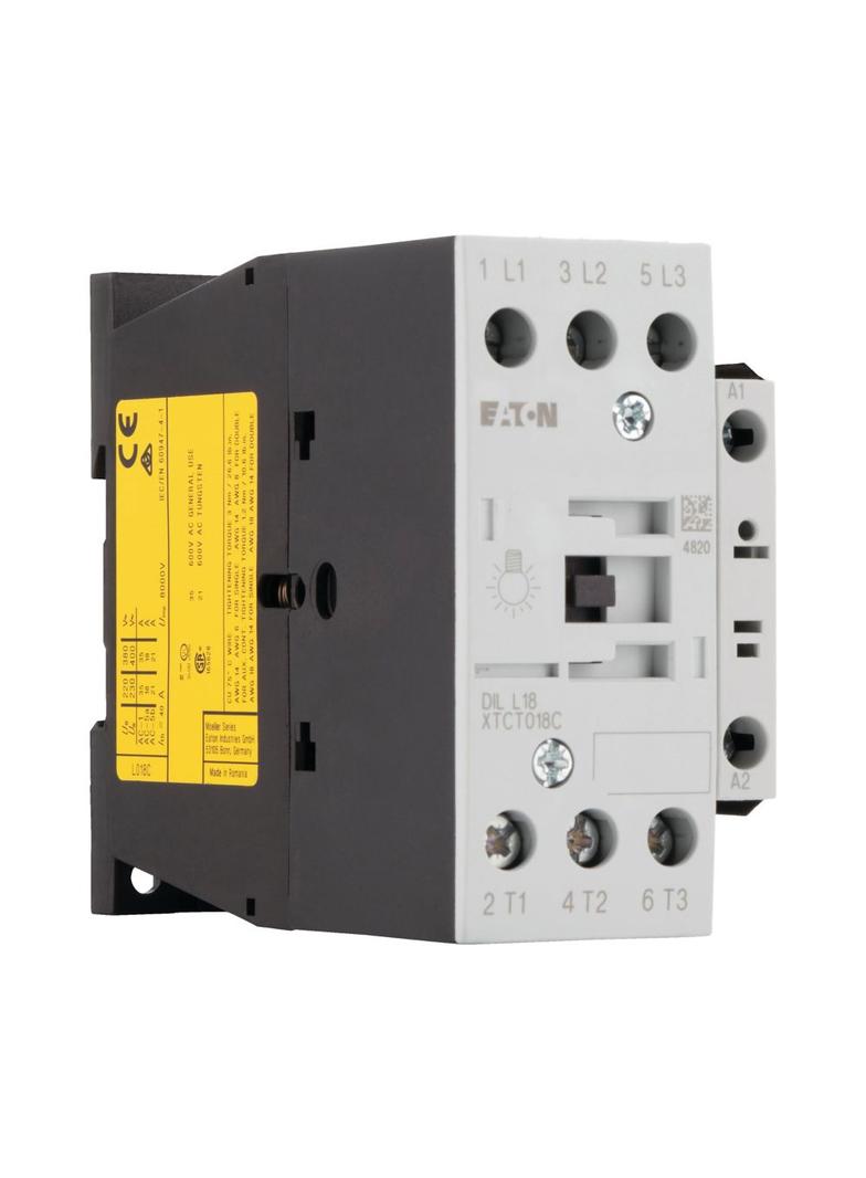 Stycznik do lamp 18A AC-5a 3P 230V AC 0Z 0R DILL18(230V50HZ,240V60HZ) 104405 EATON