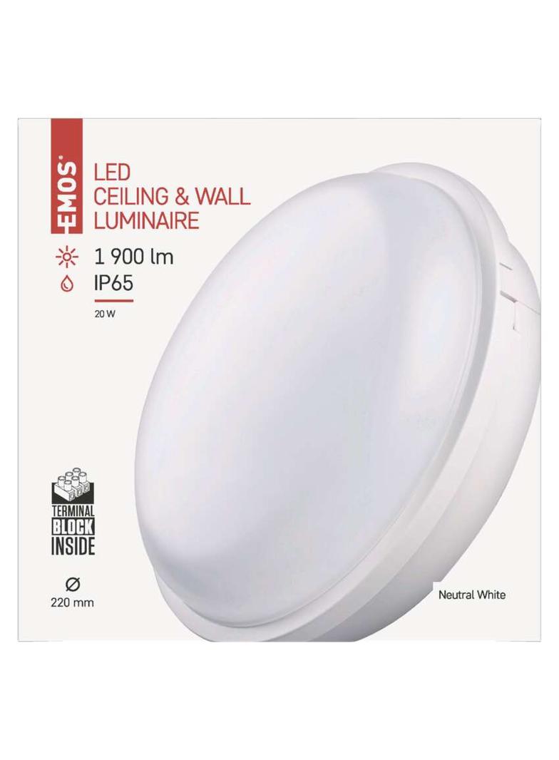 Oprawa kanałowa LED okrągła 20W IP65 neutralna biel ZM3010 EMOS