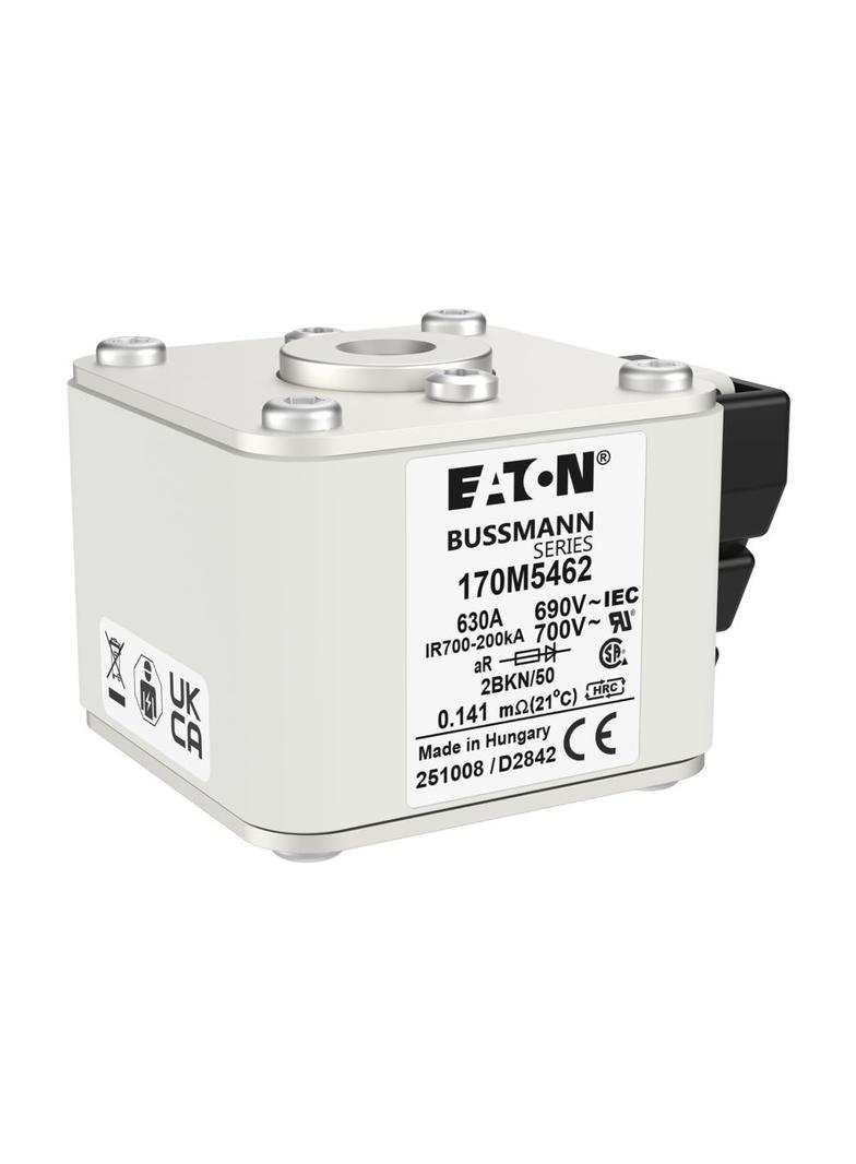 FUSE 630A 690V 2BKN/50 AR UC Wkładka szybka 630A AC 690V rozmiar 2 aR IEC UL 170M5462 EATON