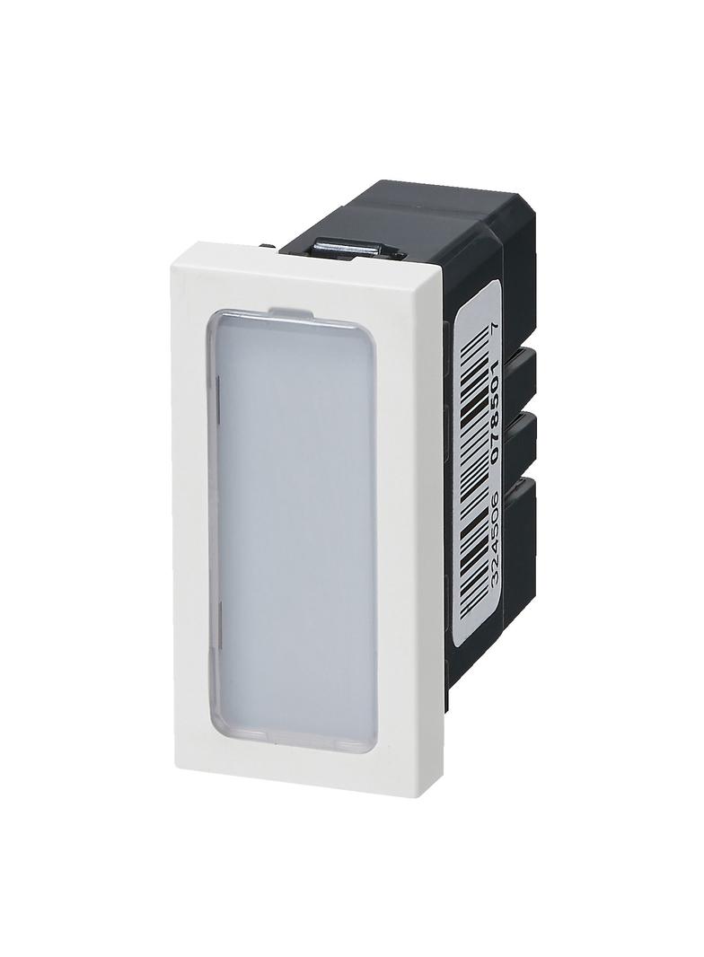 MOSAIC LAMPA SYGNALIZACYJNA POJEDYNCZA PŁASKA - 1 MODUŁ ANTYBAKTERYJNA 1W 230V~, Legrand