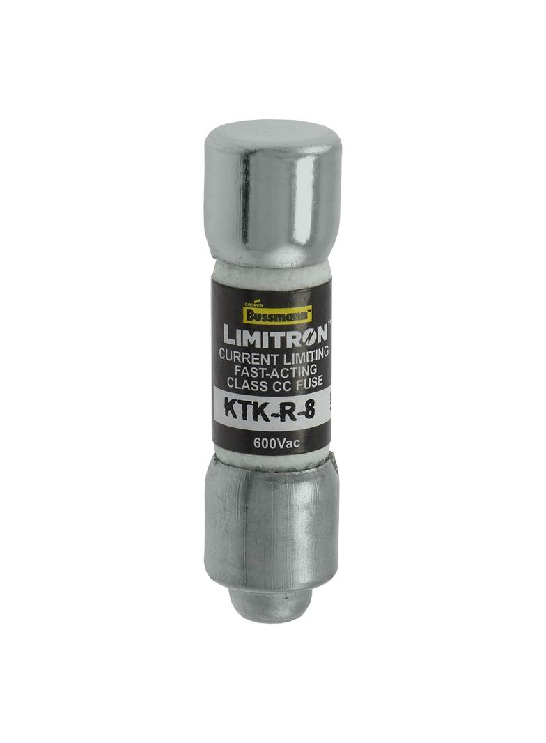 CLASS CC FAST ACTING FUSE CLASS CC 8A 600VAC Limitron Klasa CC KTK-R-8 EATON