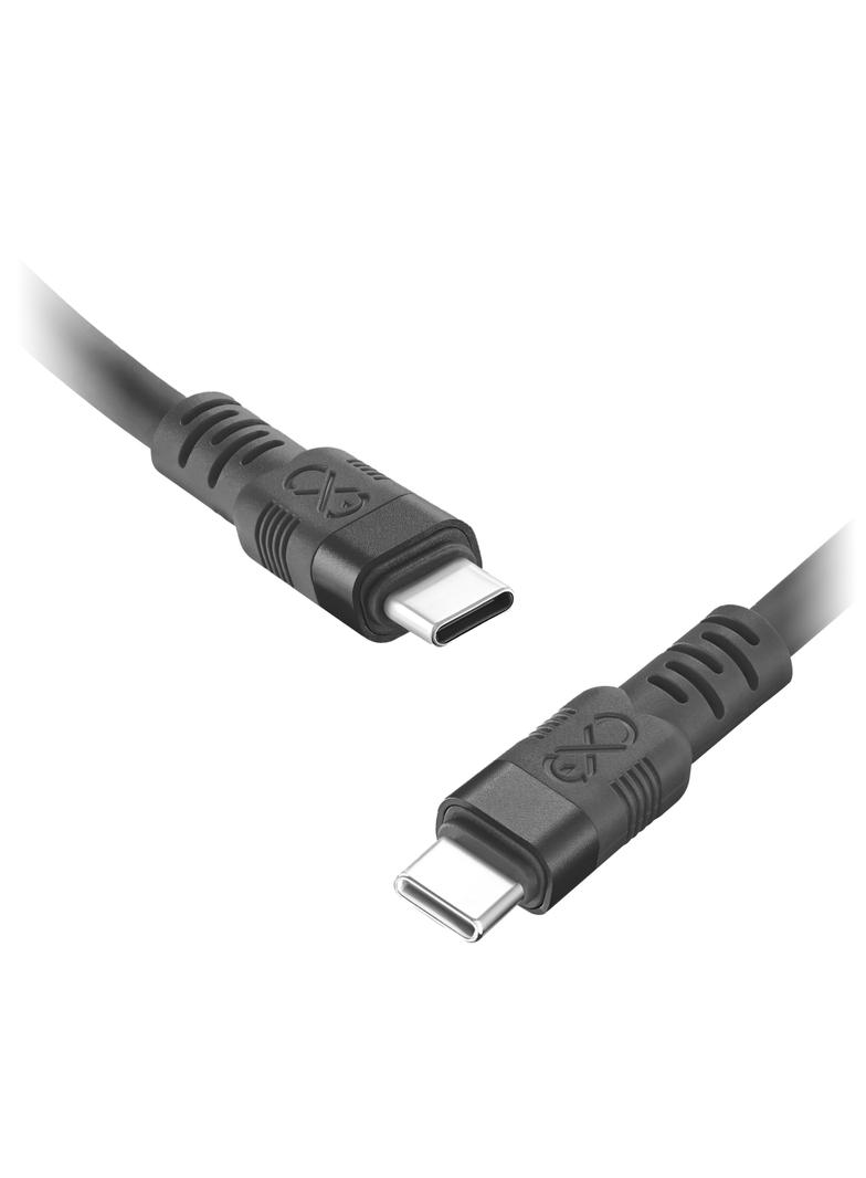 Kabel USB-C - USB-C eXc WHIPPY Pro, 0.9M (100W, szybkie ładowanie), kolor mix pastelowy* (*wysyłany